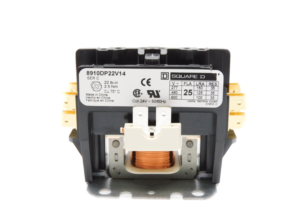 SQUARE D 8910DP22V14 SER. C 24V (AS PICTURED) NSMP