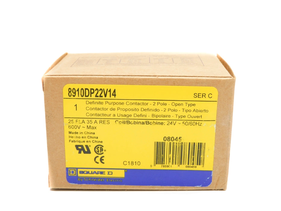SQUARE D 8910DP22V14 SER. C 24V (AS PICTURED) NSMP