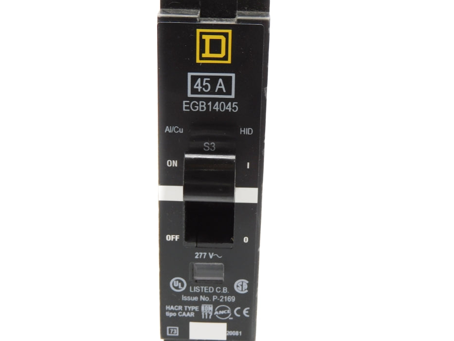 SQUARE D EGB14045 45A 277V NSMP