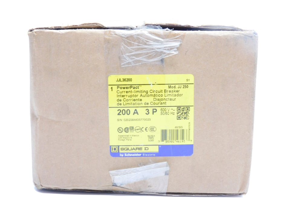 SQUARE D JJL36200 200A 600V NSMP