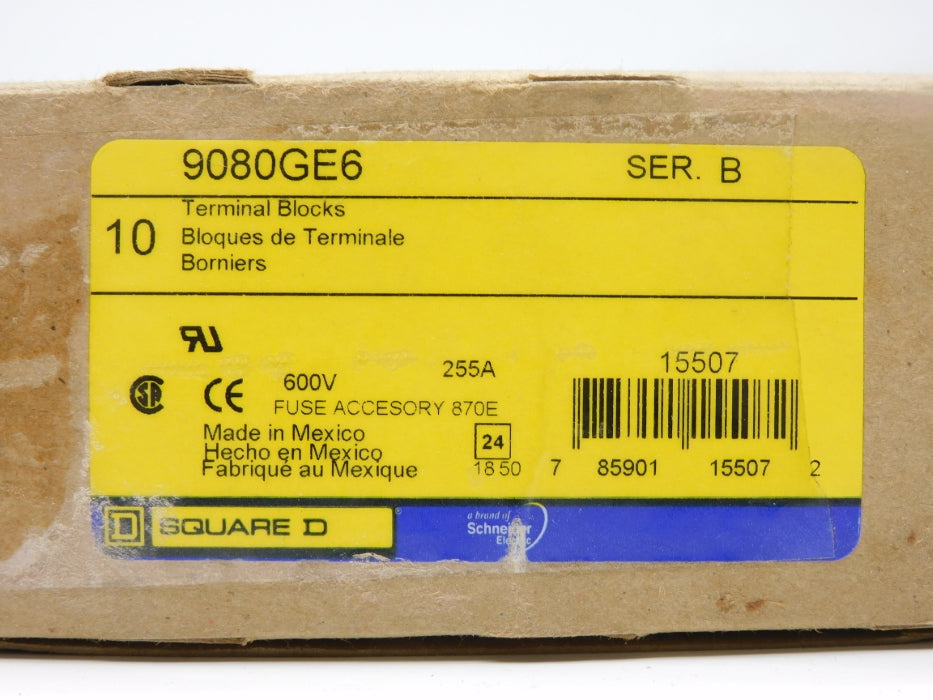 SQUARE D 9080GE6 SER. B (PKG OF 10) NSMP