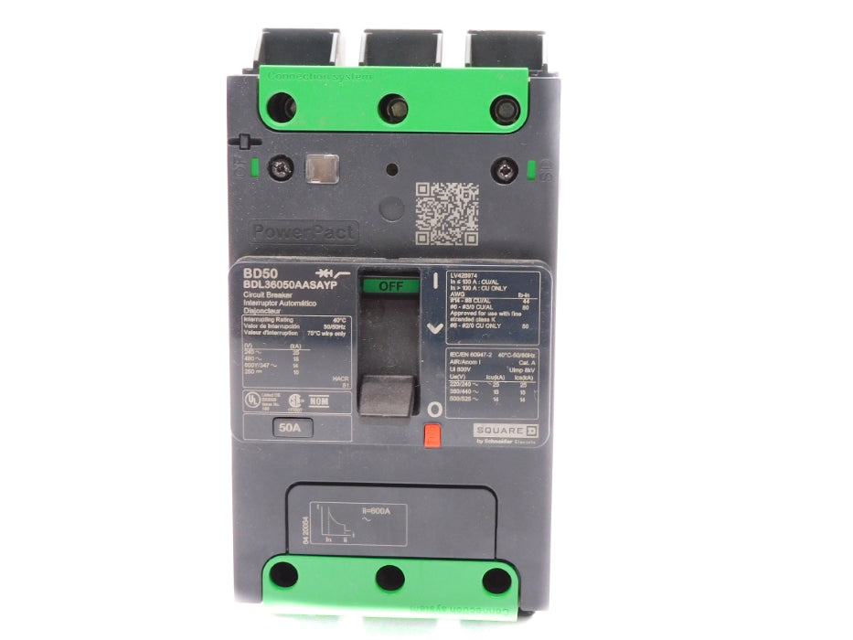 SQUARE D BDL36050AASAYP 50A 240V NSNP