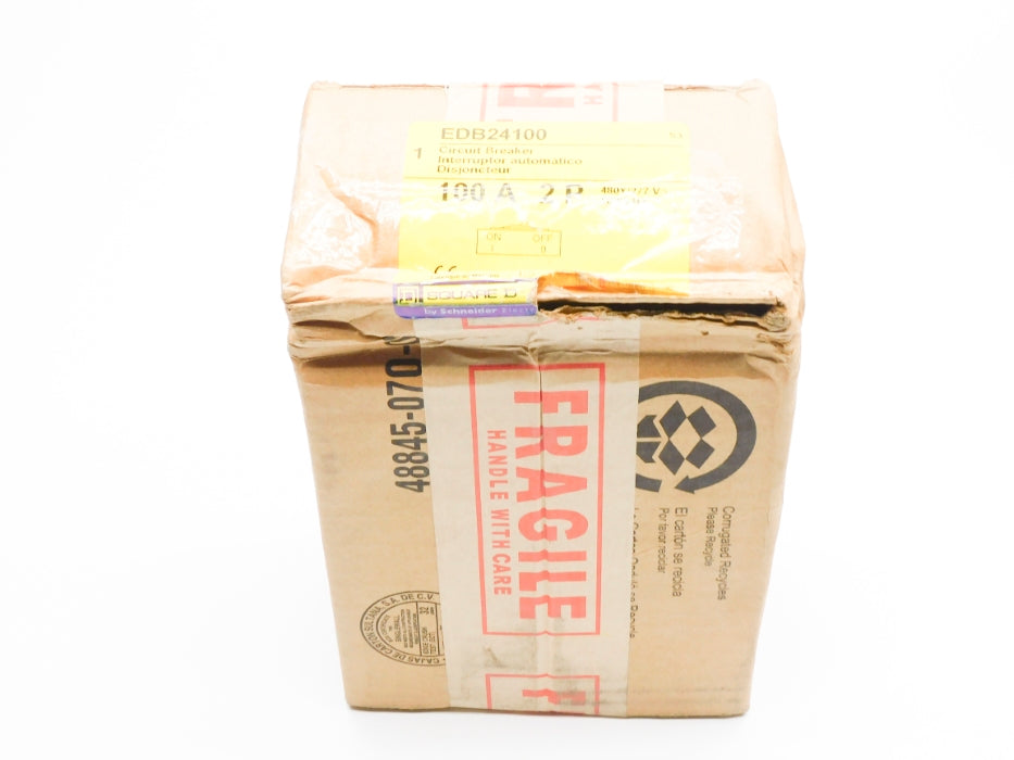 SQUARE D EDB24100 100A 480/277V (AS PICTURED) NSFS