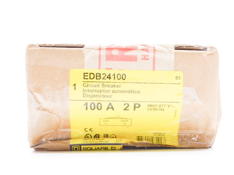 SQUARE D EDB24100 100A 480/277V (AS PICTURED) NSFS