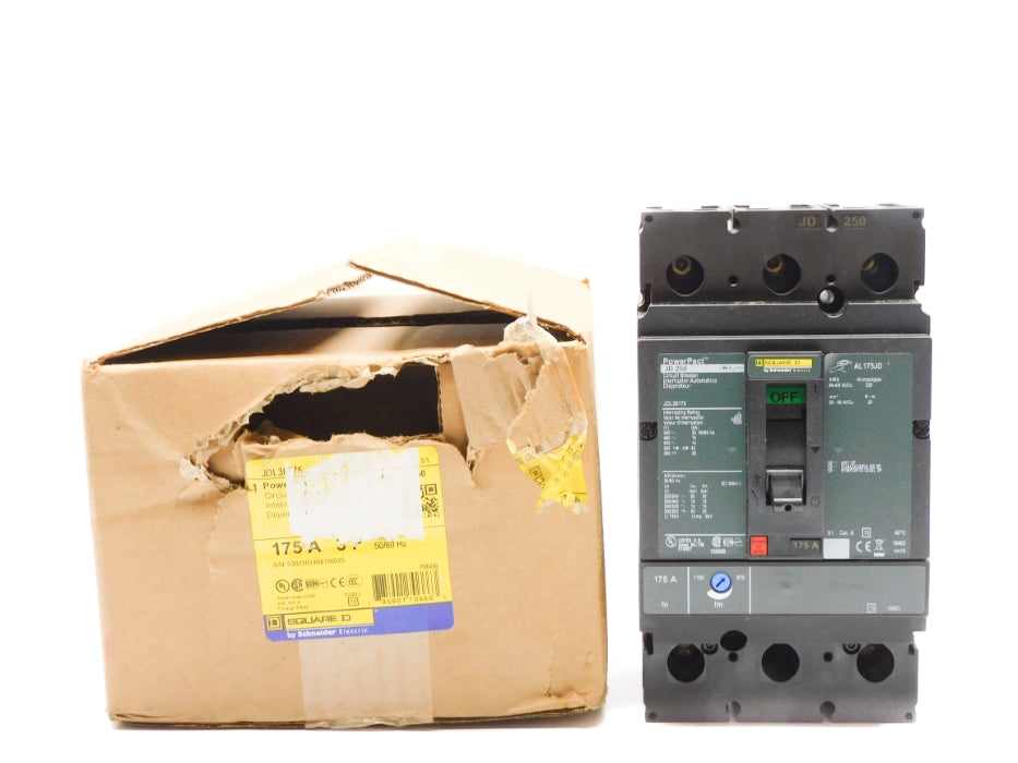 SQUARE D JDL36175 600V 175A (AS PICTURED) NSMP
