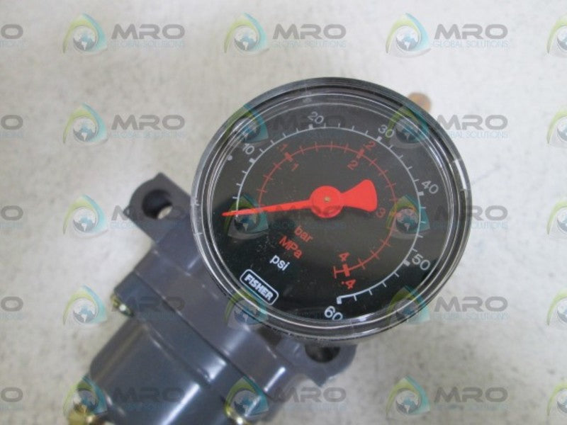 FISHER REGULATOR/GAUGE 67CFR-40/SB 60 PSI *NEW NO BOX*