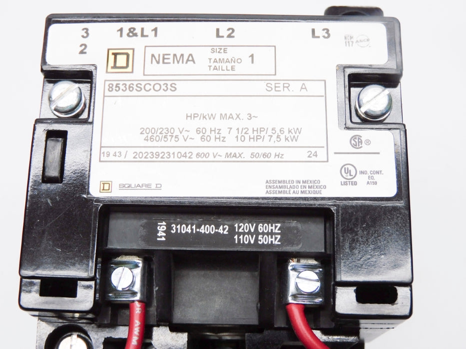 SQUARE D 8536SCO3V02S SER. A (AS PICTURED) NSMP