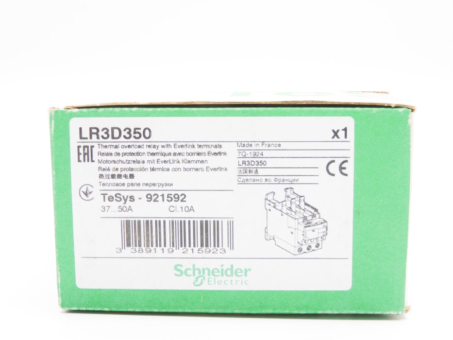 SCHNEIDER ELECTRIC LR3D350 690V 37-50A NSMP