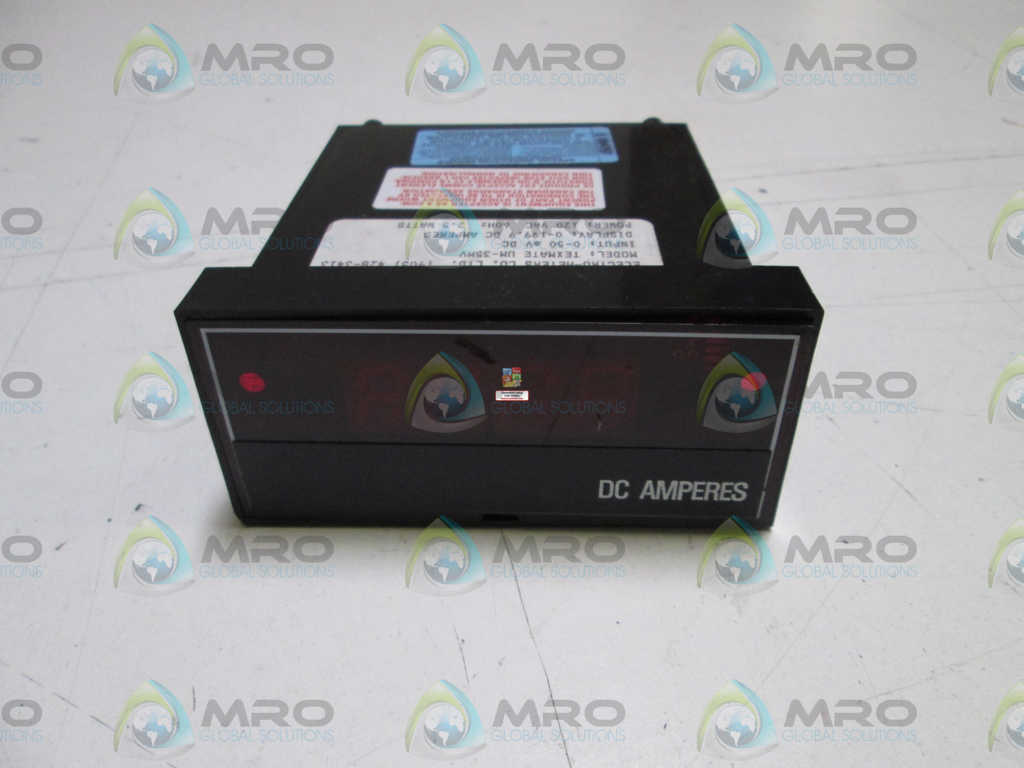 TEXMATE PROGRAMMABLE METER CONTROLLER UM-35V *USED*