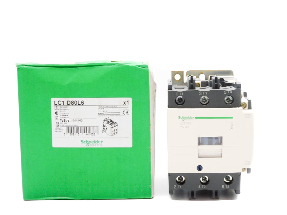 SCHNEIDER ELECTRIC LC1D80L6 208V NSMP