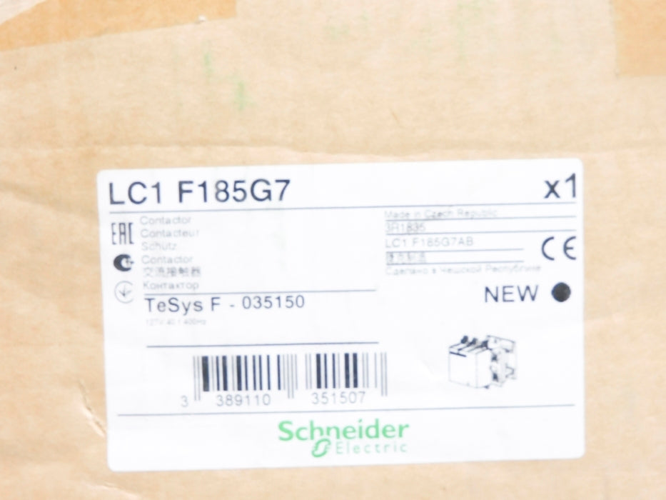 SCHNEIDER ELECTRIC LC1F185G7 127V (AS PICTURED) NSMP