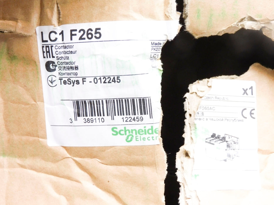 SCHNEIDER ELECTRIC LC1F265 (AS PICTURED) NUPI