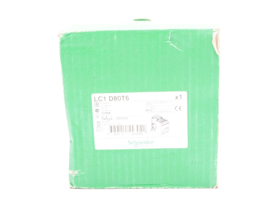 SCHNEIDER ELECTRIC LC1D80T6 480V (AS PICTURED) NSMP