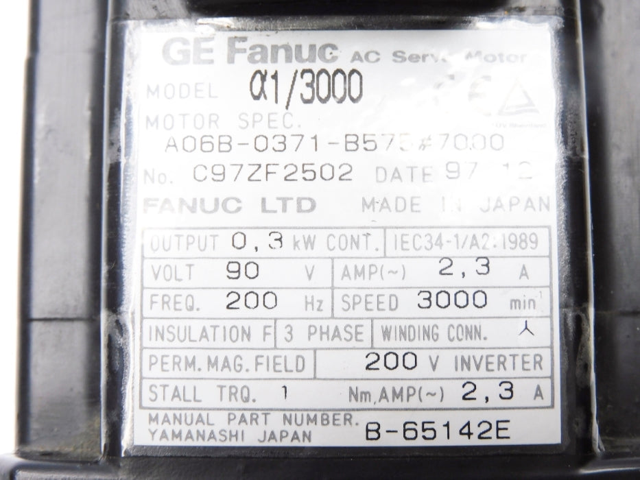 FANUC A06B-0371-B575#7000 UNMP