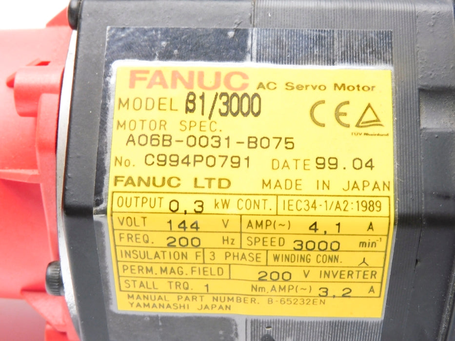 FANUC A06B-0031-B075 (AS PICTURED) NSMP