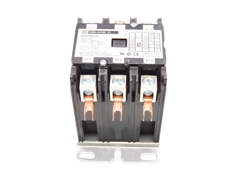 SQUARE D 8910DPA43V02 SER. C 120/110V 50A (AS PICTURED) NSNP