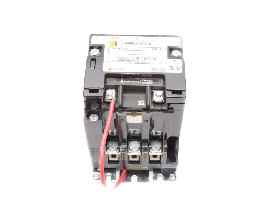 SQUARE D 8502SBO2S SER. A 120/110V NSNP
