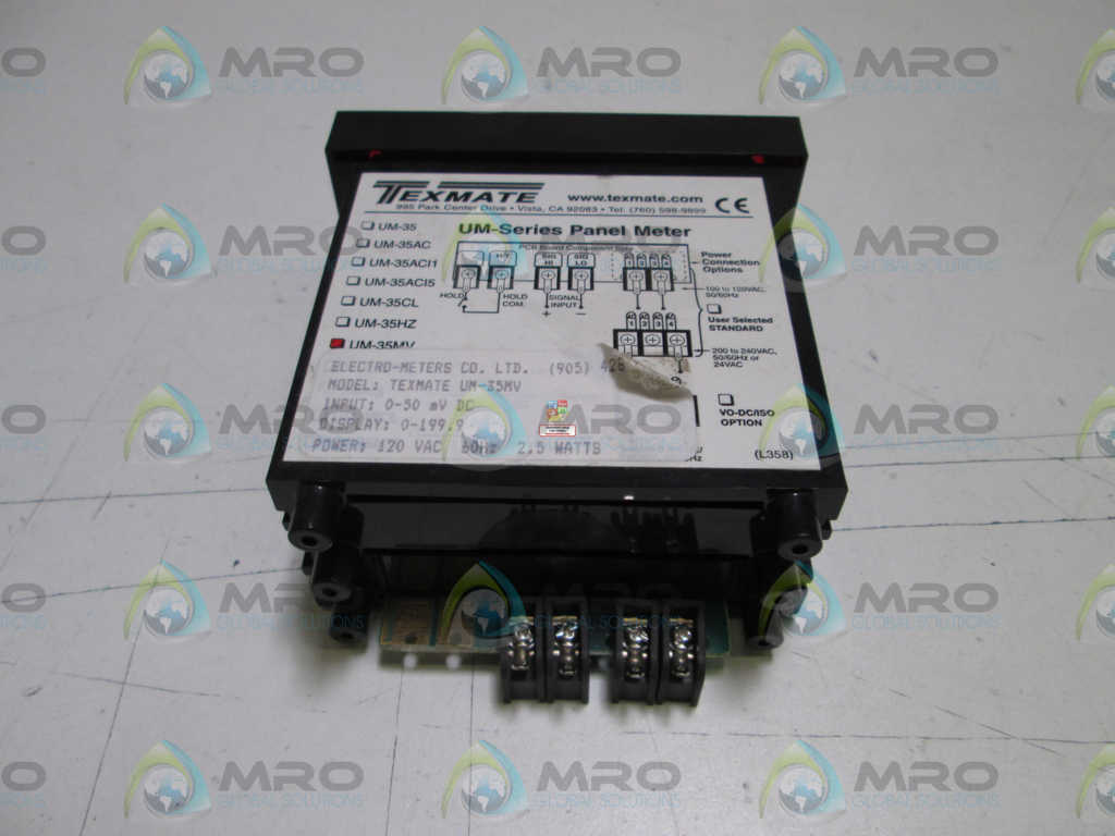 TEXMATE PROGRAMMABLE METER CONTROLLER UM-35V *NEW NO BOX*