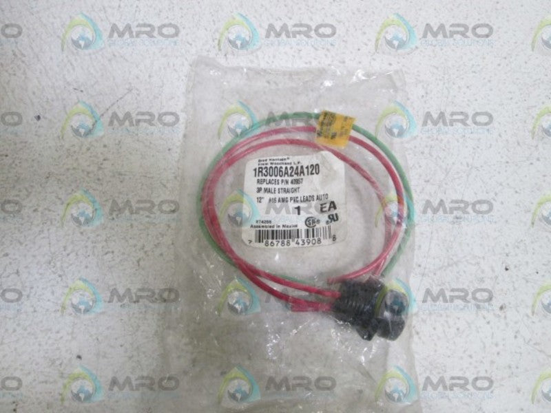 BRAD HARRISON CONNECTOR 1R3006A24A120 * NEW IN FACTORY BAG *