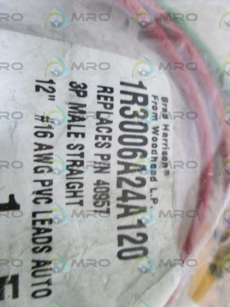 BRAD HARRISON CONNECTOR 1R3006A24A120 * NEW IN FACTORY BAG *