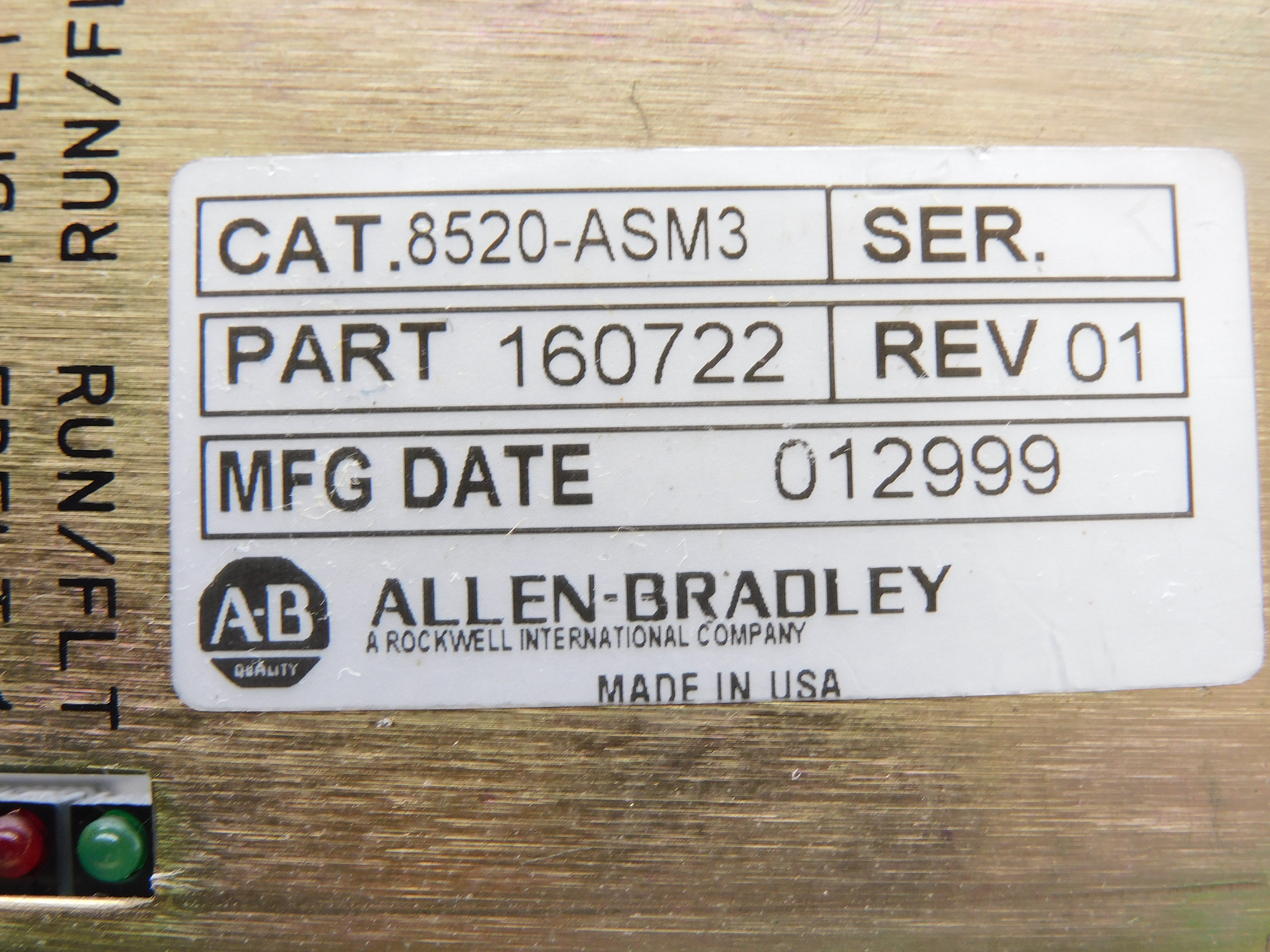 INDUSTRIAL SPARE PART 8520-ASM3 REMAN