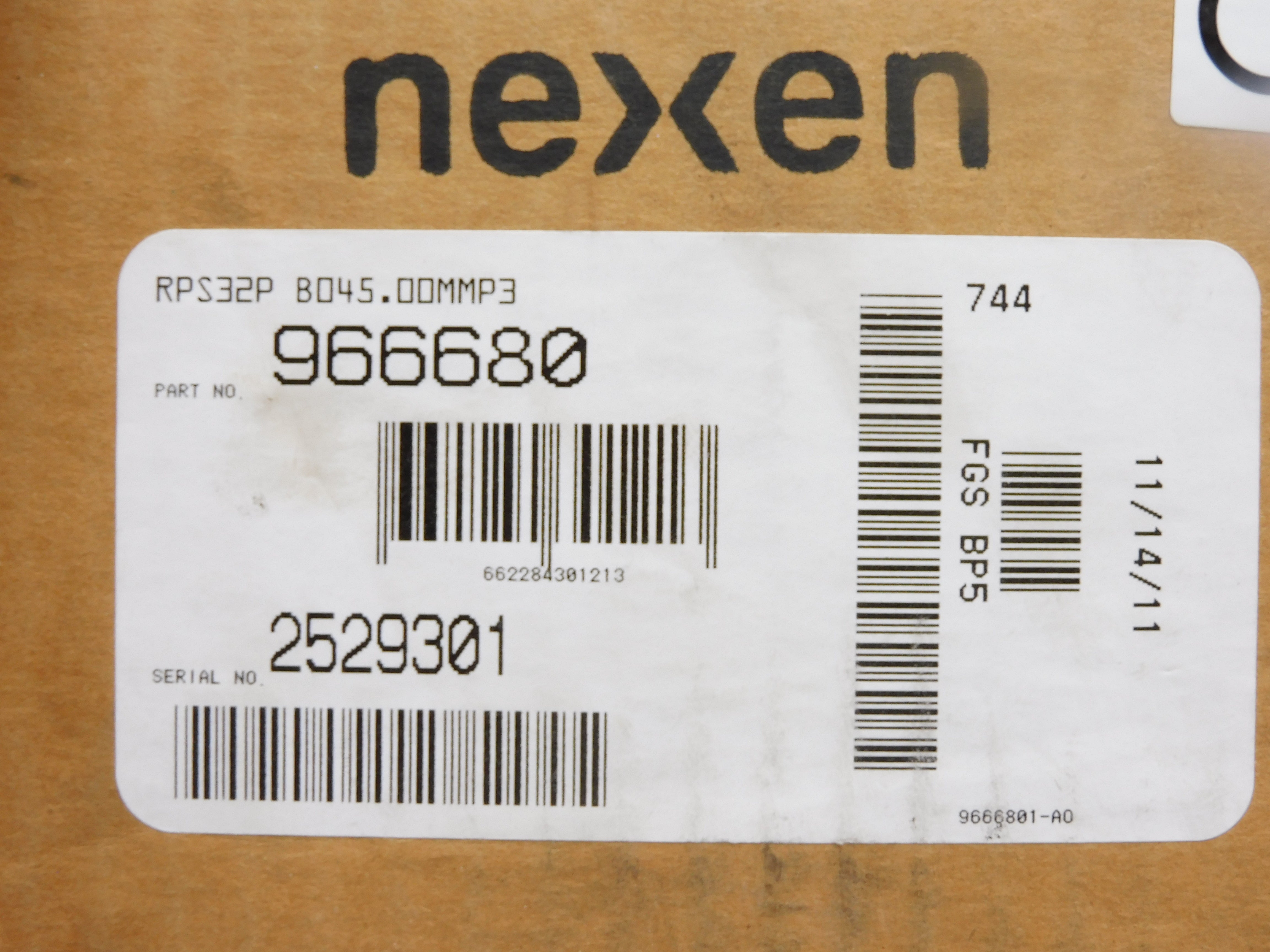 NEXEN RPS32P-B045.00MMP3 966680 NSMP