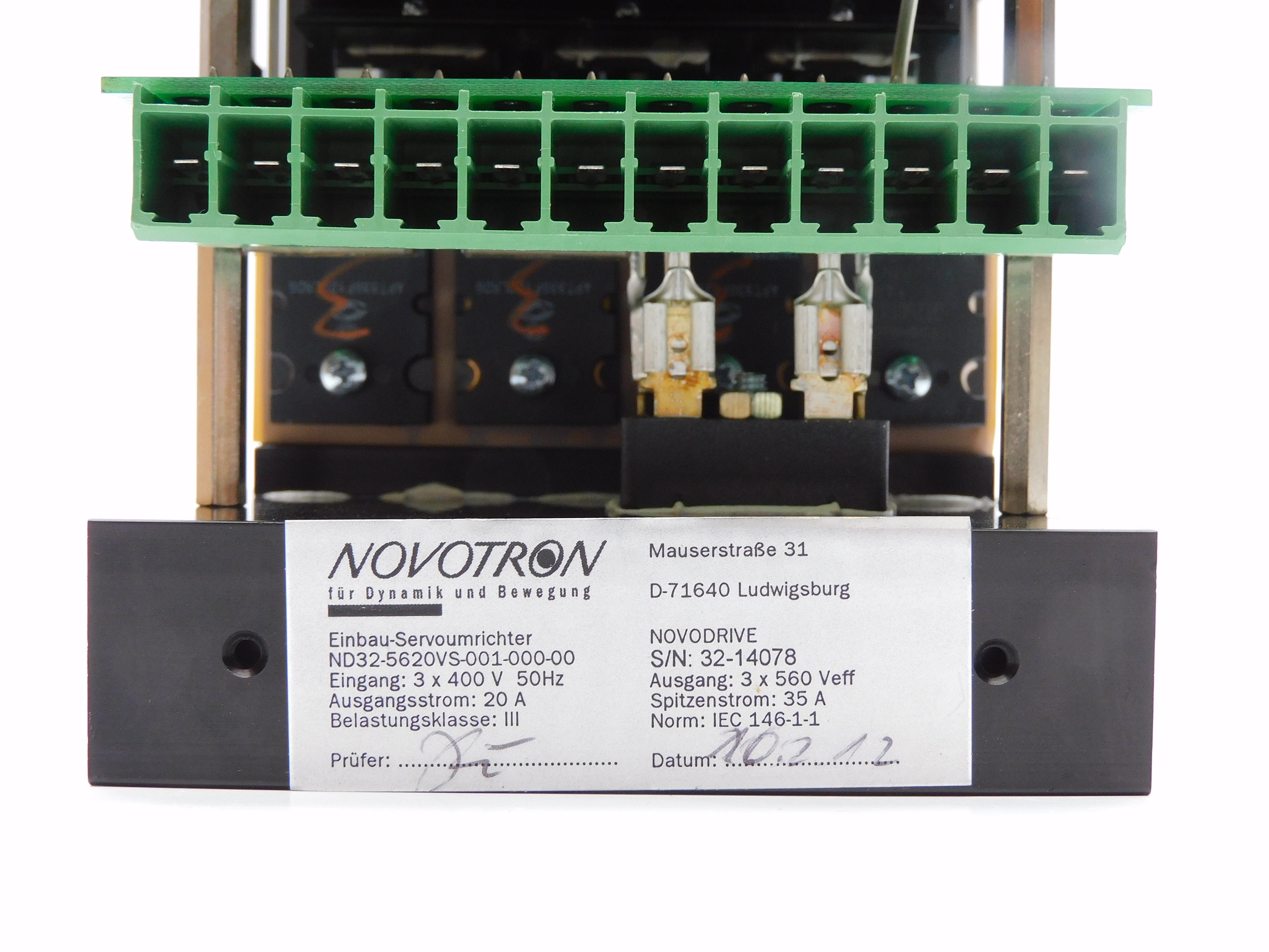 NOVOTRON ND32-5620VS-001-000-00 NSMP
