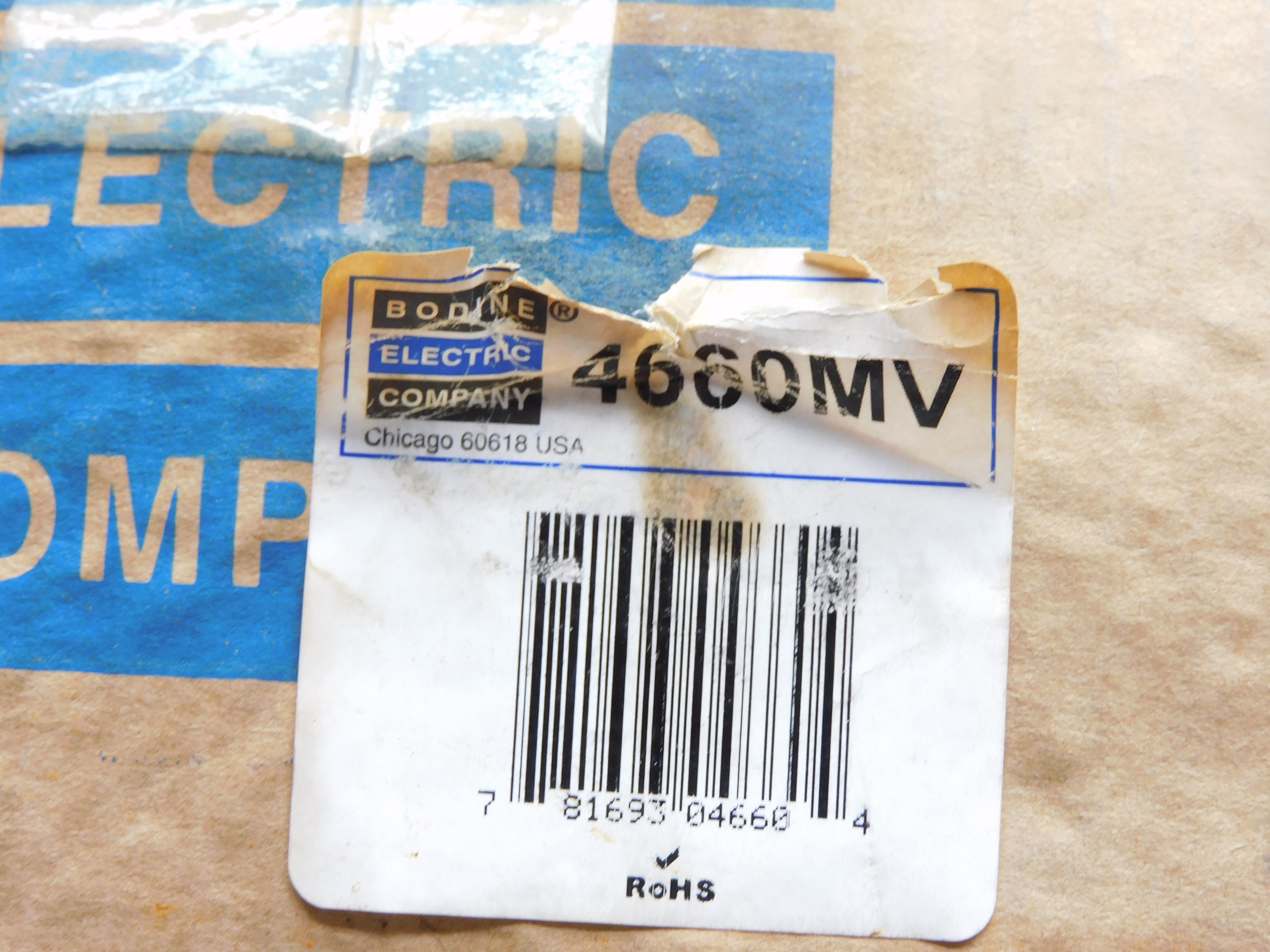 BODINE 24A4BEPM-Z3 4660MV (AS PICTURED) NSMP