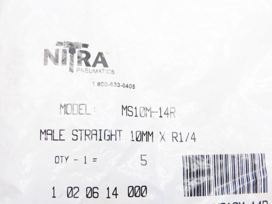 NITRA MS10M-14R (PKG OF 5) NSMP