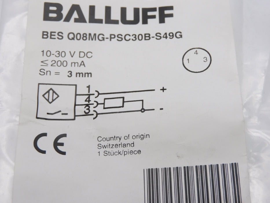 BALLUFF BESQ08MG-PSC30B-S49G 120499 NSMP
