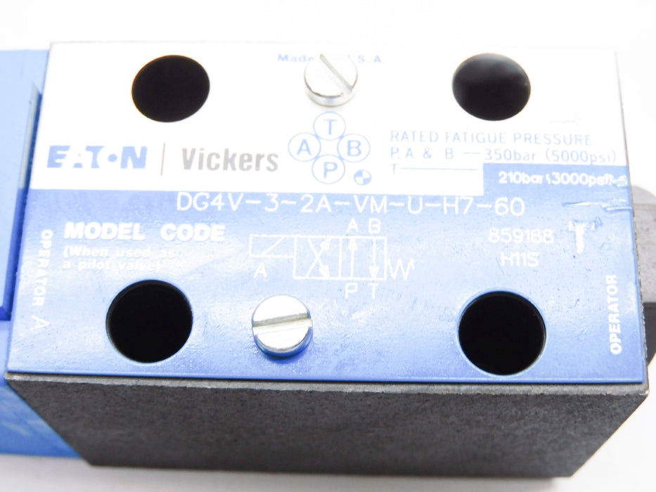 EATON DG4V-3-2A-VM-U-H7-60 859188 24VDC 3000PSI NSNP