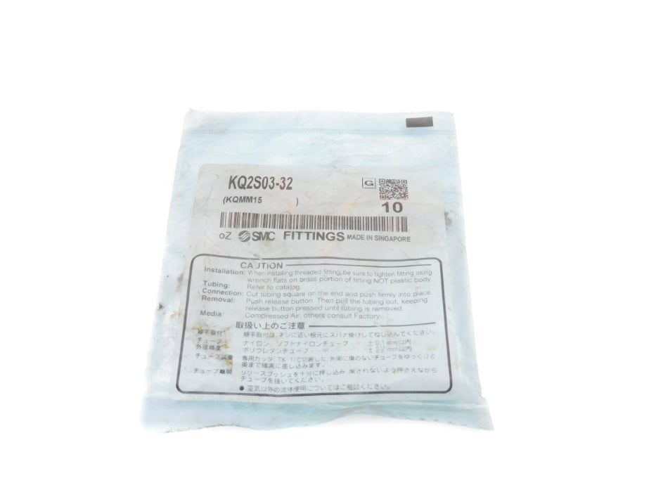 SMC KQ2S03-32 (PKG OF 10) NSMP