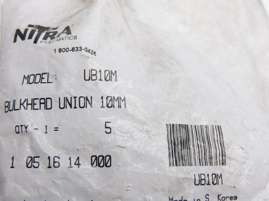 NITRA UB10M (PKG OF 5) NSMP