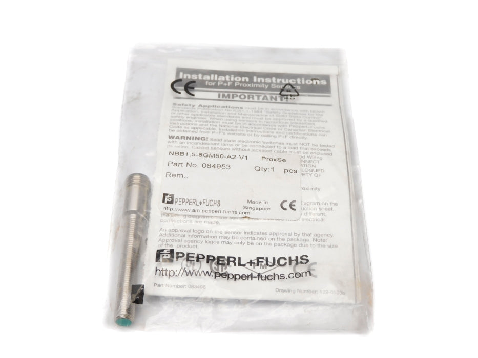 PEPPERL+FUCHS NBB1.5-8GM50-A2-V1 084953 NSMP