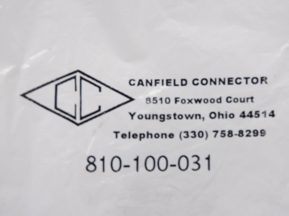 CANFIELD CONNECTOR 810-100-031 NSMP