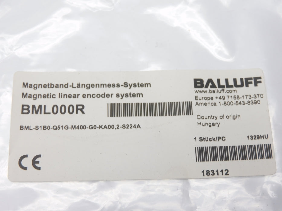 BALLUFF BML-S1B0-Q51G-M400-G0-KA00.2-S224A BML000R NSMP