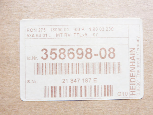 HEIDENHAIN RON2751800001-03 358698-08 NSMP