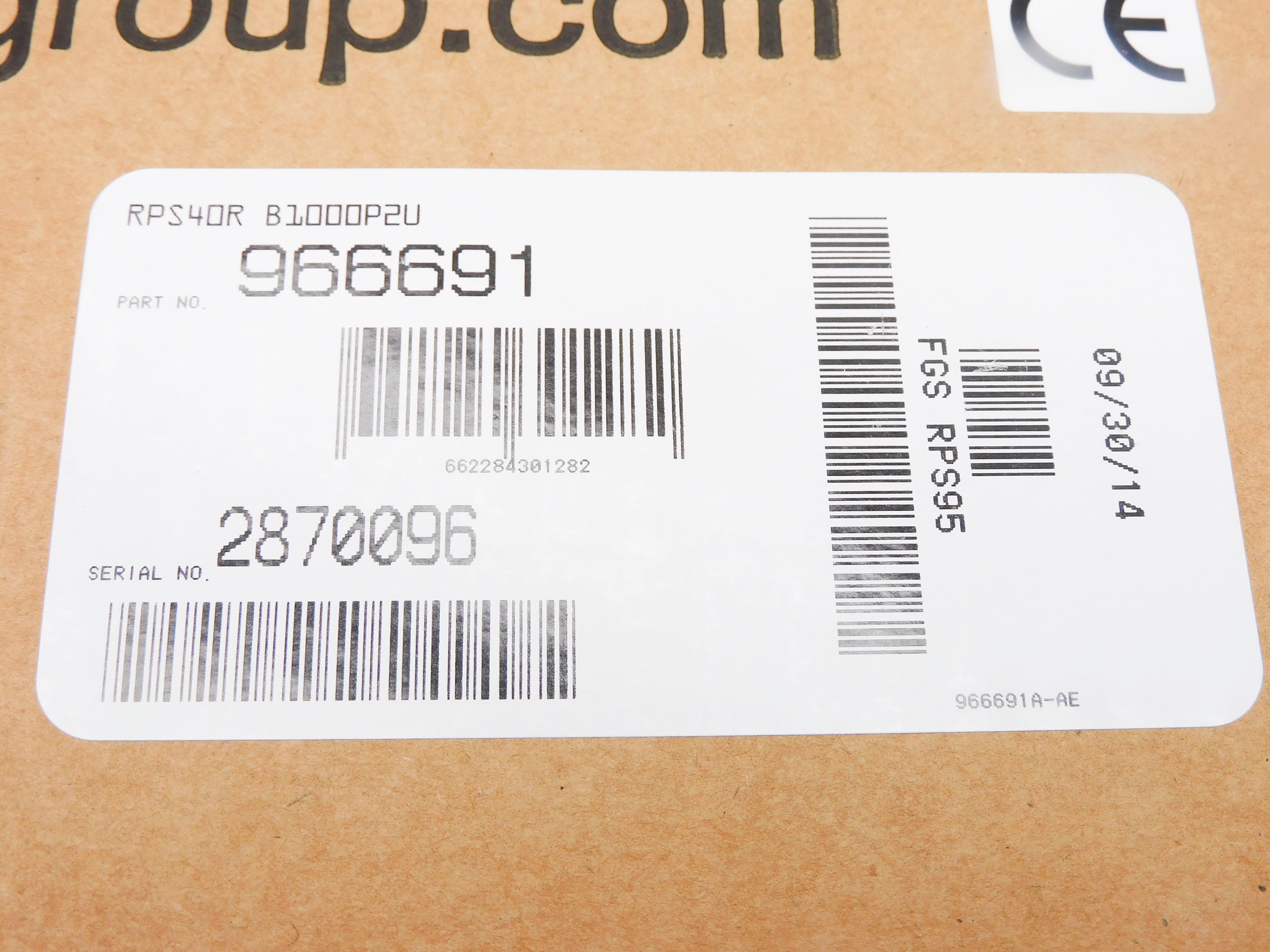 NEXEN RPS40R-B1000P2U 966691 NSFS