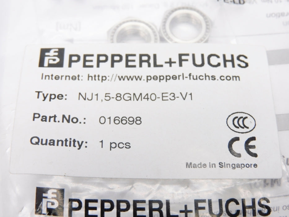 PEPPERL+FUCHS NJ1,5-8GM40-E3-V1 016698 NSMP