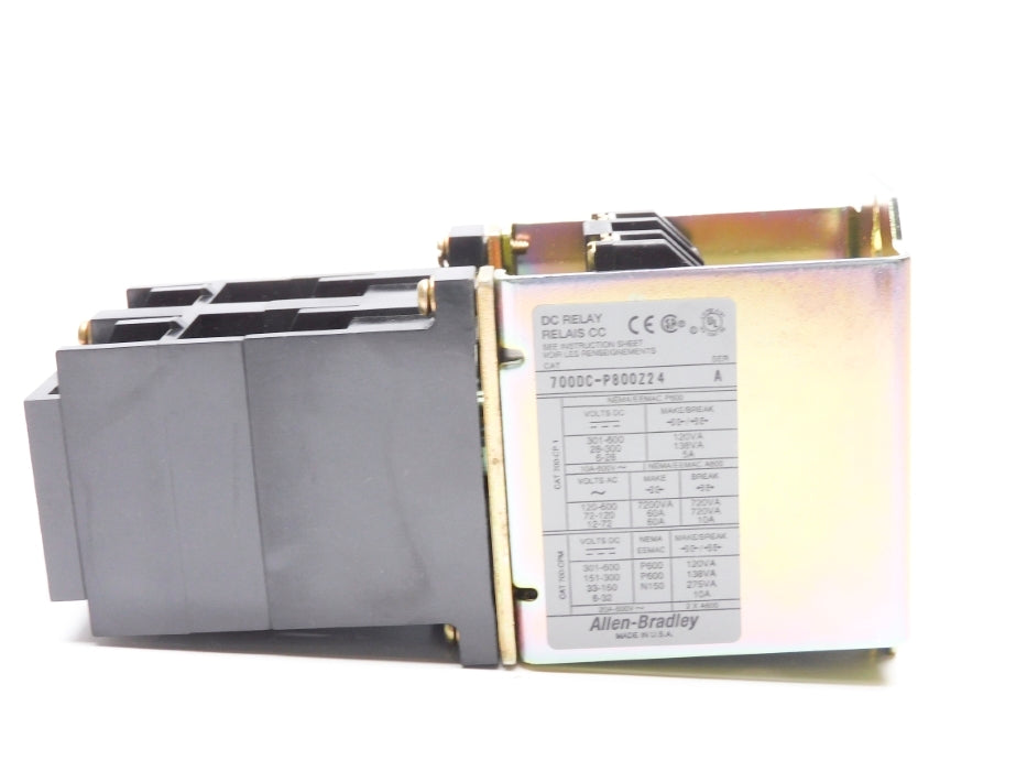 ALLEN BRADLEY 700DC-P800Z24 SER. A 24VDC (BR/WH) NSMP
