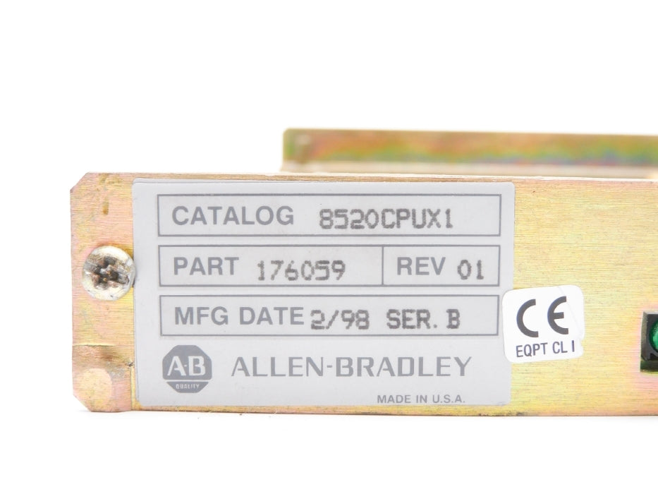 INDUSTRIAL SPARE PART 8520CPUX1 SER. B UNMP