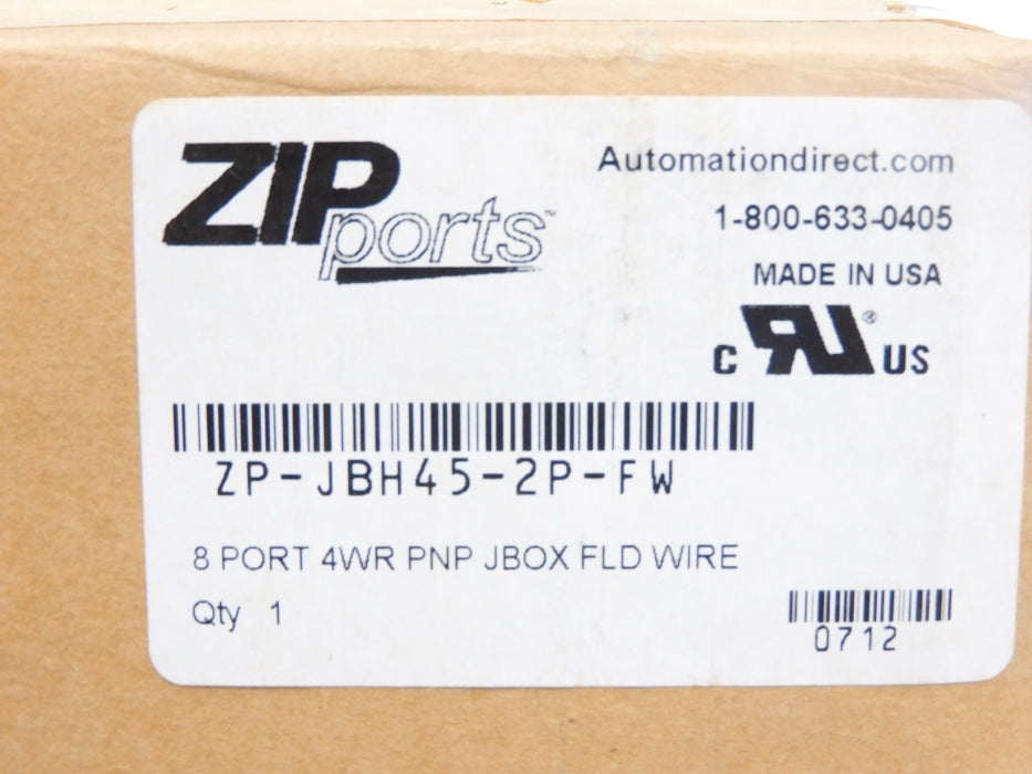 ZIP PORTS ZP-JBH45-2P-FW NSMP