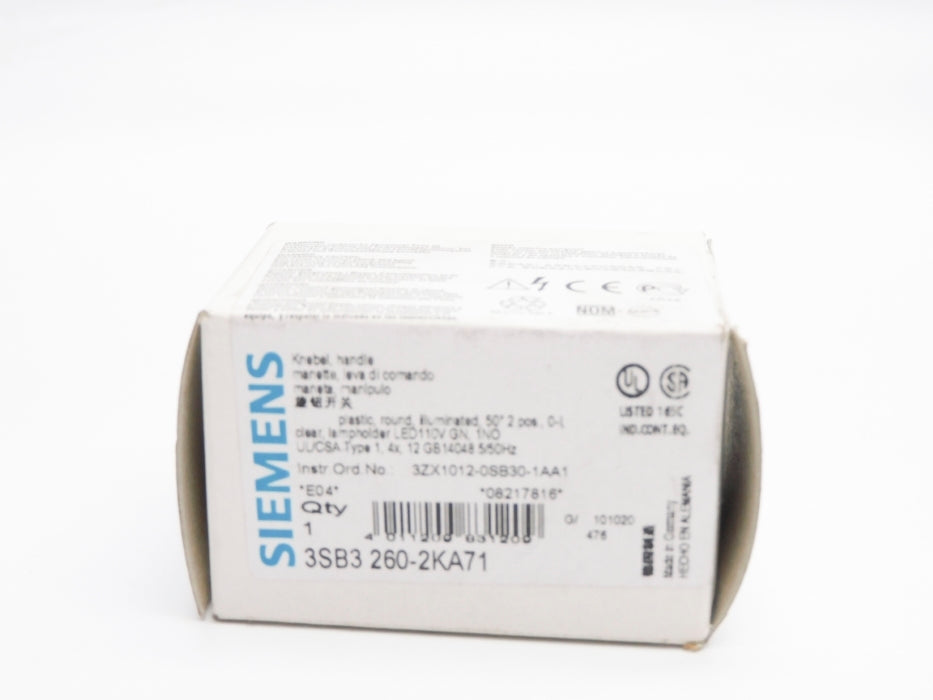 SIEMENS 3SB3260-2KA71 NSMP