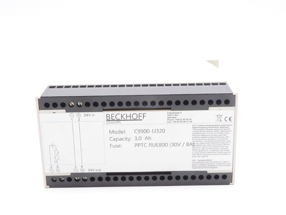 BECKHOFF C9900-U320 NSNP
