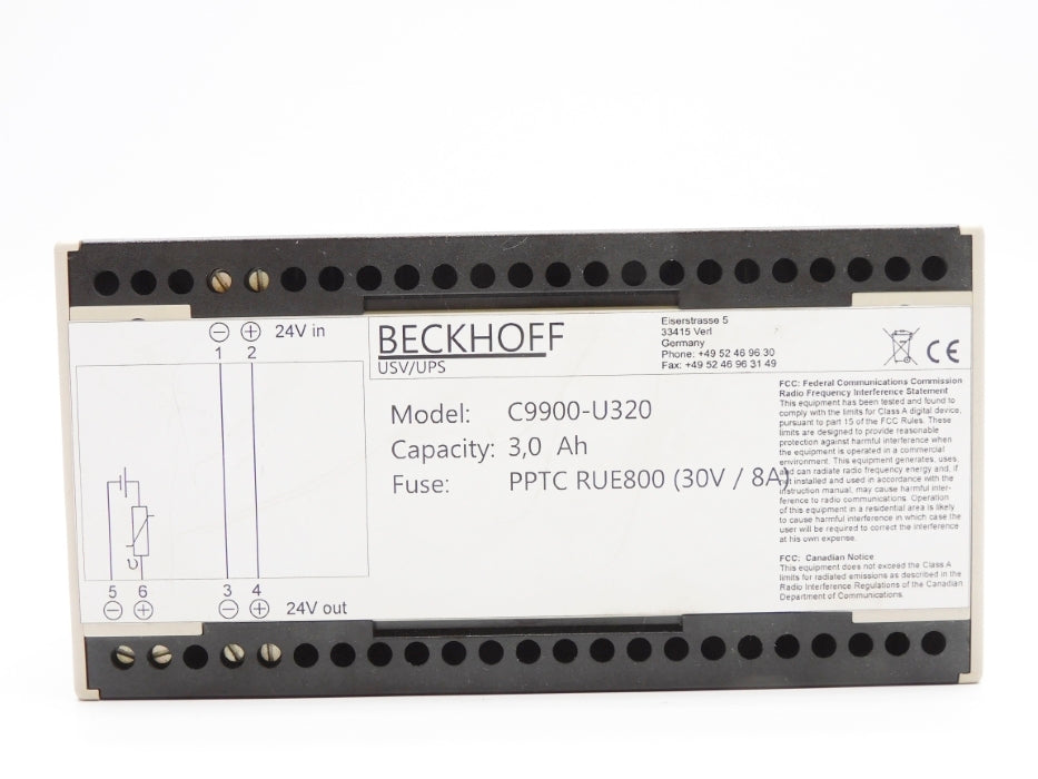 BECKHOFF C9900-U320 NSNP