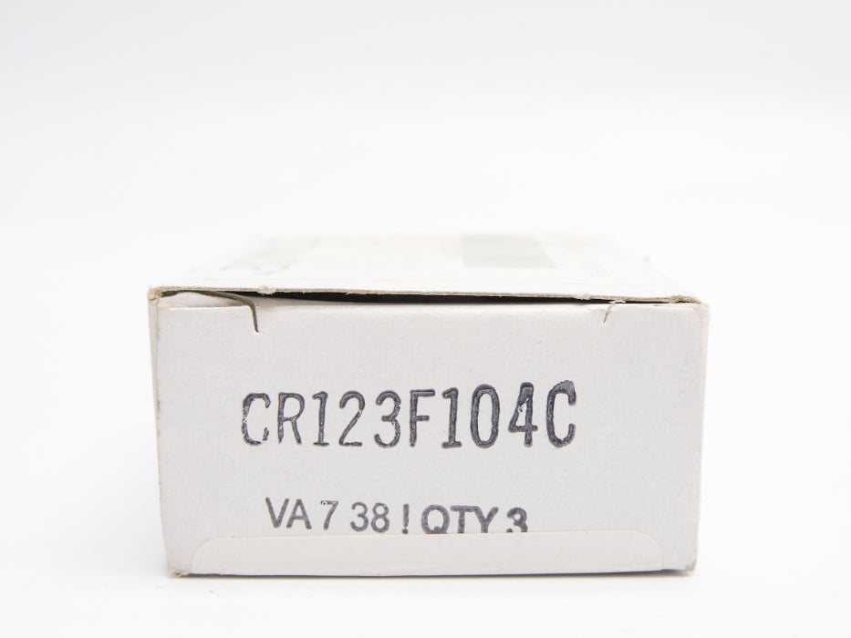 GENERAL ELECTRIC CR123F104C (PKG OF 3) NSMP