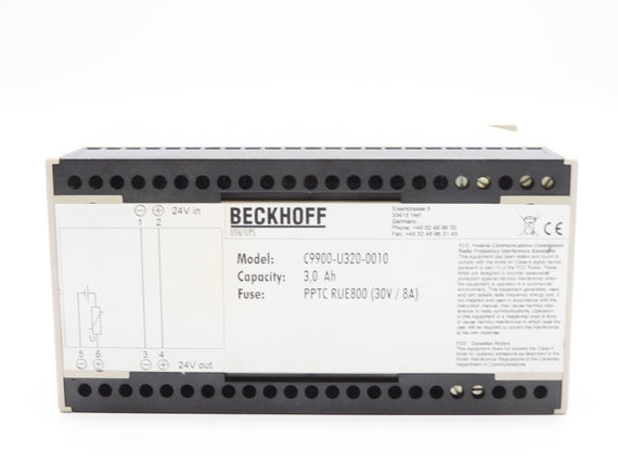 BECKHOFF C9900-U320-0010 NSNP