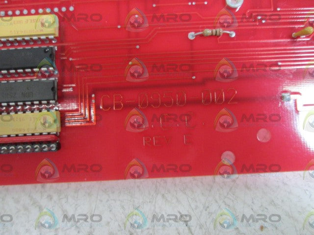 S.C.C. BOARD CB-0950-002 REV. E *USED*