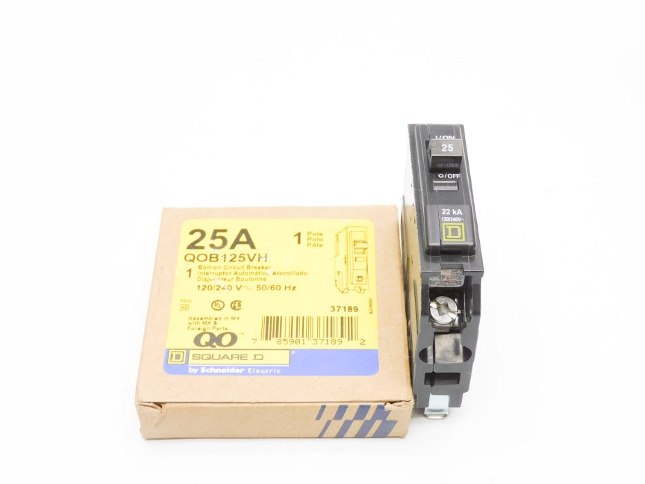SQUARE D QOB125VH 25A 120/240V NSMP