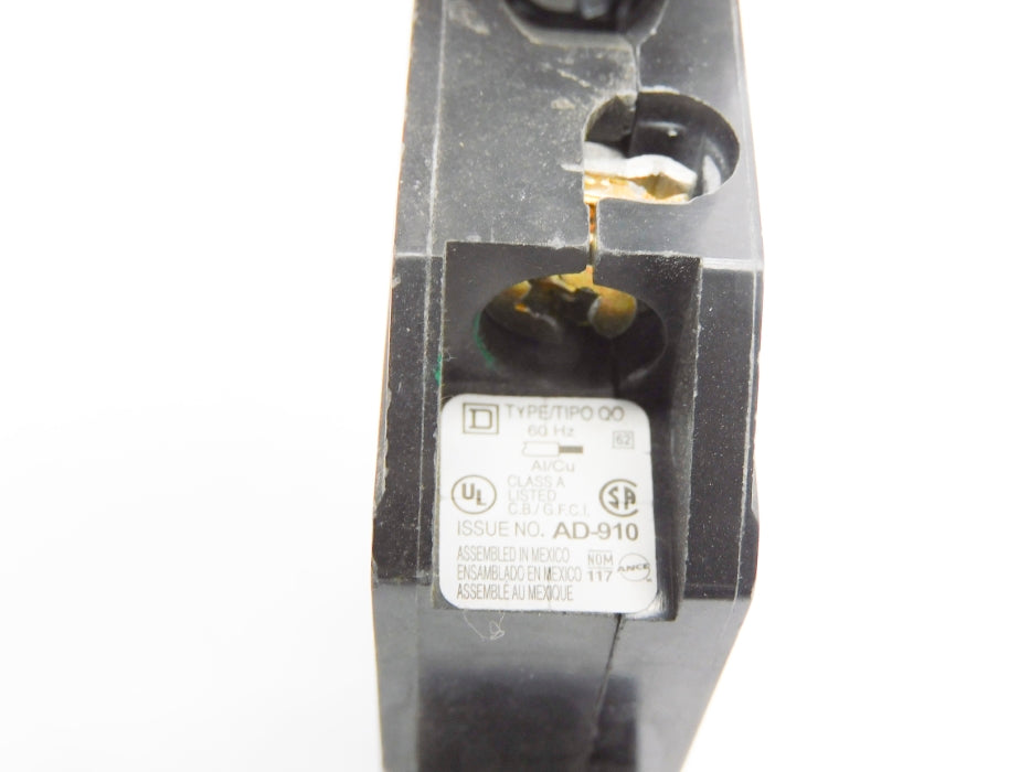 SQUARE D QO115GFI 15A 120V NSMP